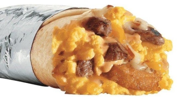 Burrito de carne y huevo